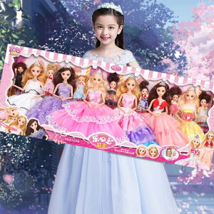 女童玩具3-4歲6蘿莉公主7女孩子8生日禮物9兒童12歲淺仔芭比娃娃5 開發票