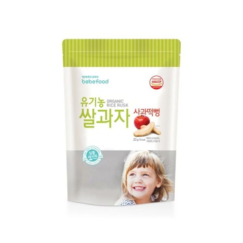 韓國 BEBEFOOD寶寶福德 米餅20g-蘋果★愛兒麗婦幼用品★