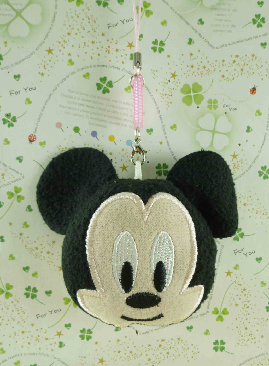 【震撼精品百貨】Micky Mouse 米奇/米妮 擦拭吊飾-米奇 震撼日式精品百貨
