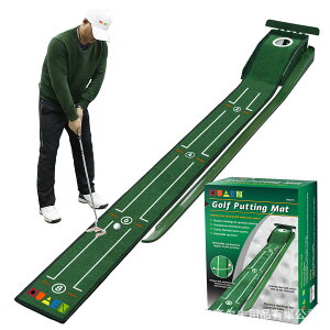 高爾夫推桿毯 帶軌道練習毯 推桿器高爾夫用品配件 全館免運