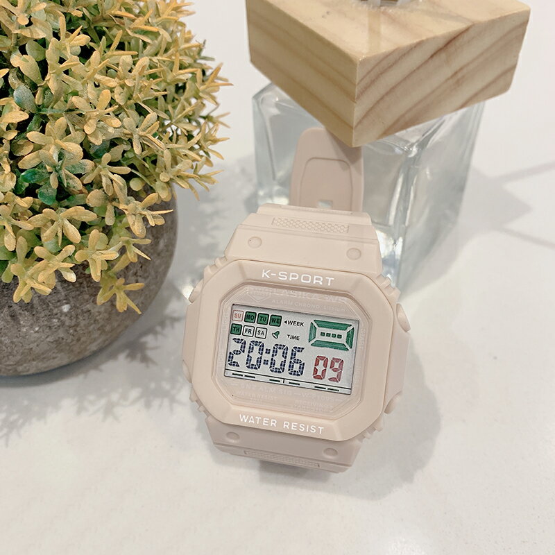 電子手錶 運動手錶 手錶 手錶女款學生ins風小眾設計高顏值初高中防水鬧鐘男款運動電子錶『TS4056』