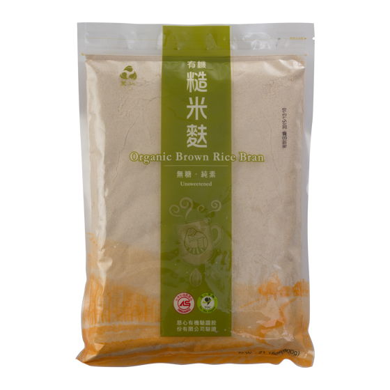 里仁 有機糙米麩 無糖 600g 備貨需4-7天