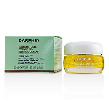 DARPHIN 朵法 Essential Oil Elixir Vetiver Aromatic Care Stress Relief Detox Oil Mask 岩蘭草舒壓花瓣精露面膜 50ml