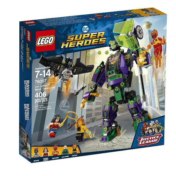【LEGO 樂高積木】SUPER HEROES 超級英雄系列 - Lex Luthor Mech Takedown LT-76097