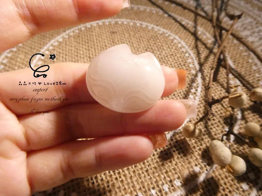 白兔毛狐狐 白兔毛 水晶飾品 晶晶工坊-love2hm 46211 2