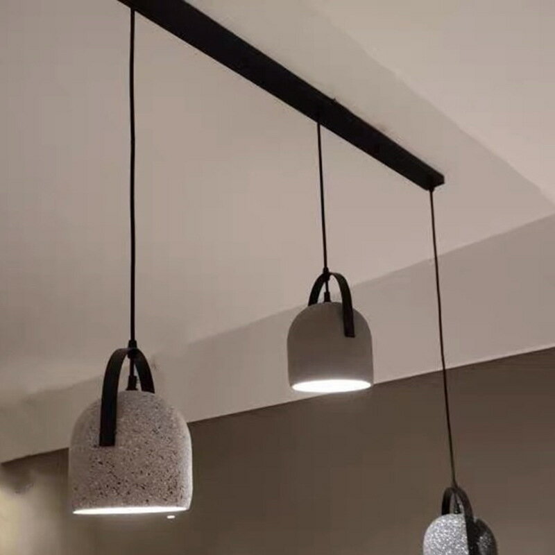【優選百貨】北歐水泥吊燈簡約混凝土創意個性水磨石茶室餐廳吧臺咖啡館酒吧燈