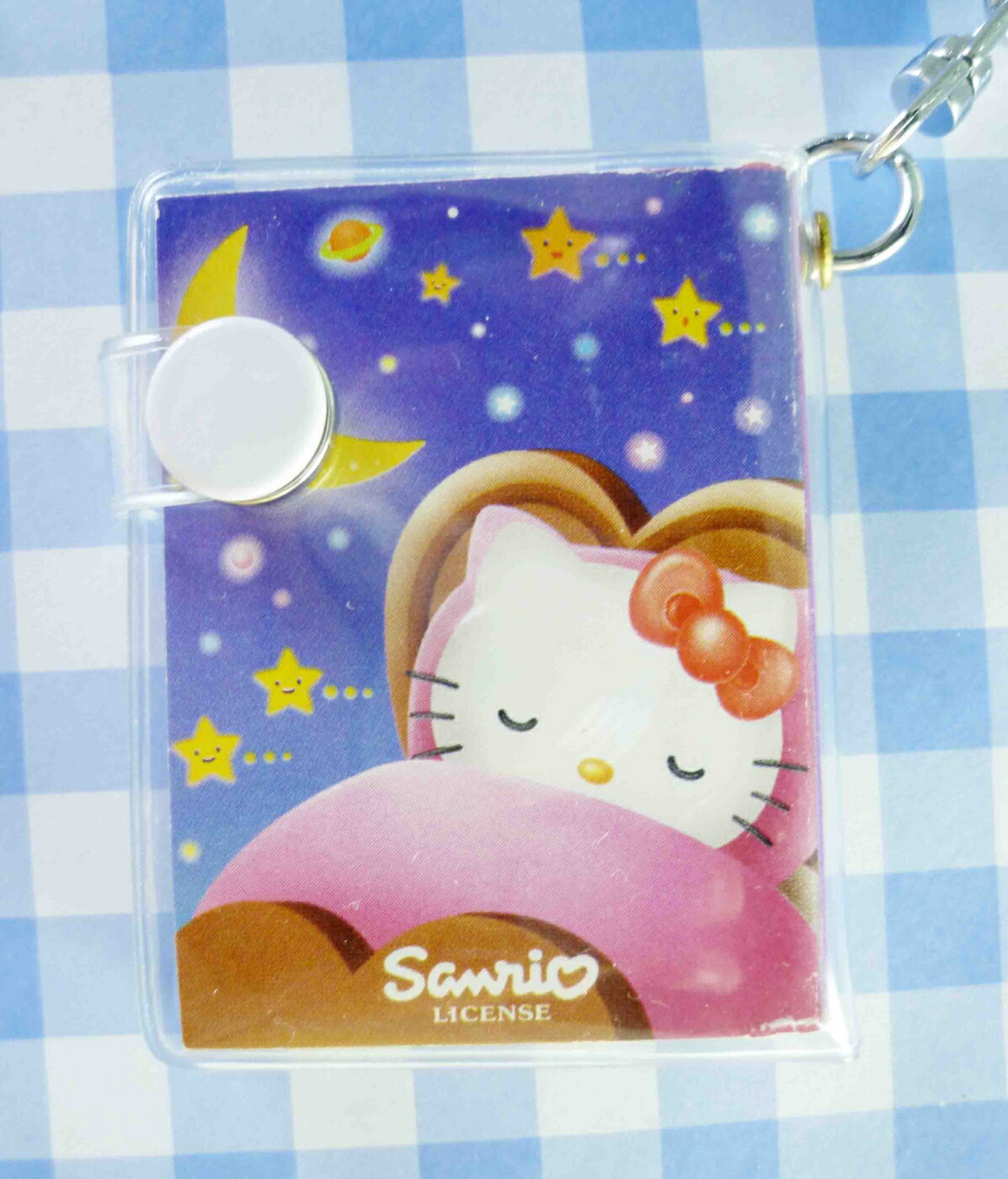 【震撼精品百貨】Hello Kitty 凱蒂貓 KITTY限量鑰匙圈-小書系列-睡覺 震撼日式精品百貨