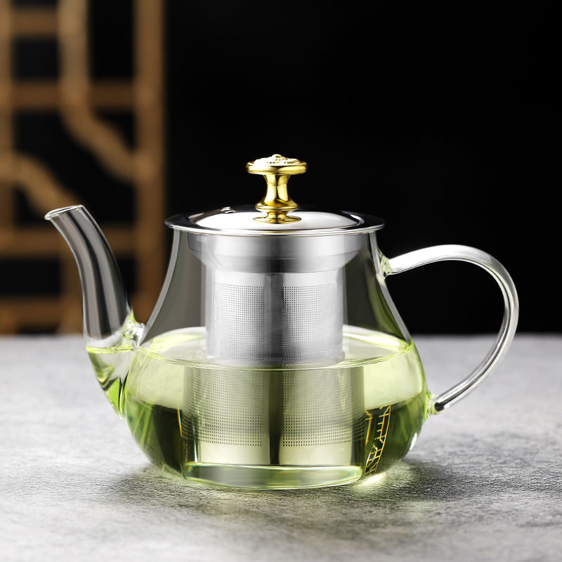 茶壺玻璃耐熱加厚電陶爐煮茶壺單壺養生茶具套裝家用過濾泡茶壺