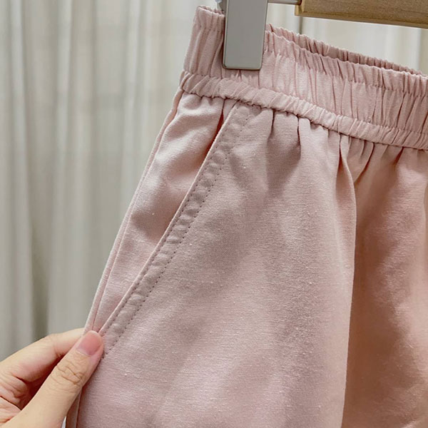 ANNAS 正韓 便宜款 修飾手臂 棉麻無袖西裝套裝 長版背心短褲 休閒 顯瘦 性感 韓國 8