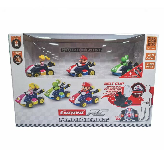 瑪利歐 迷你遙控車 3入組