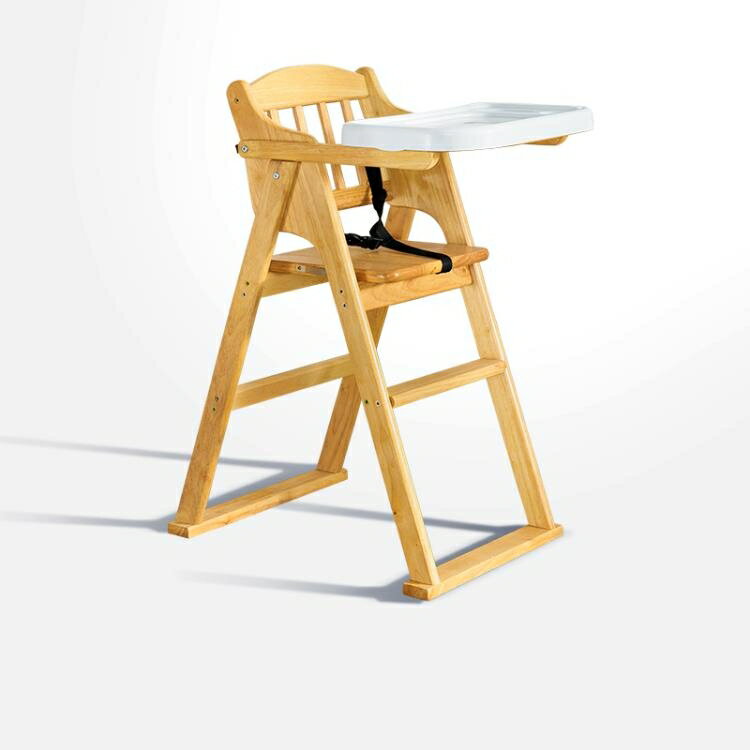 兒童餐椅 實木兒童餐椅便攜可折疊小孩吃飯桌座椅多功能家酒店專用寶寶餐椅【摩可美家】