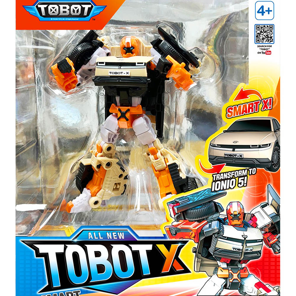 【Fun心玩】 YT01162 中型 NEW TOBOT X 機器戰士 韓國熱門 汽車變形機器人 機器人玩具 生日禮物