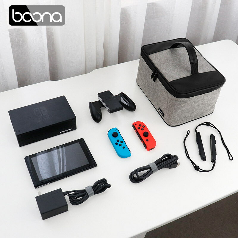 包納 nintendo手拿包任天堂switch主機全套配件保護收納包收納盒