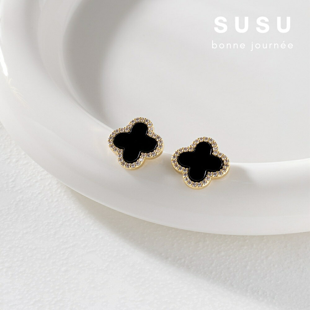 SU SU︱幸運草耳環❤️925純銀 四葉草 耳環 項鍊 手鍊 穿搭 百搭 時尚 送禮 防過敏 飾品 8