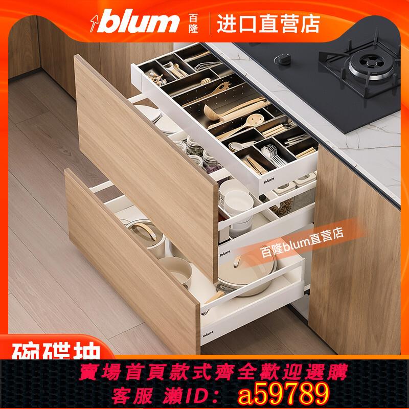 【臺灣公司 可打統編】進口blum百隆百變星騎馬抽方桿金屬抽屜阻尼抽屜軌道方桿託底滑軌