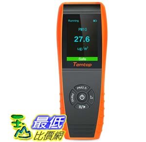 [9美國直購] PM2.5/PM10 空氣品質測量儀 Temtop P600 Air Quality Laser Particle Detector Professional Meter