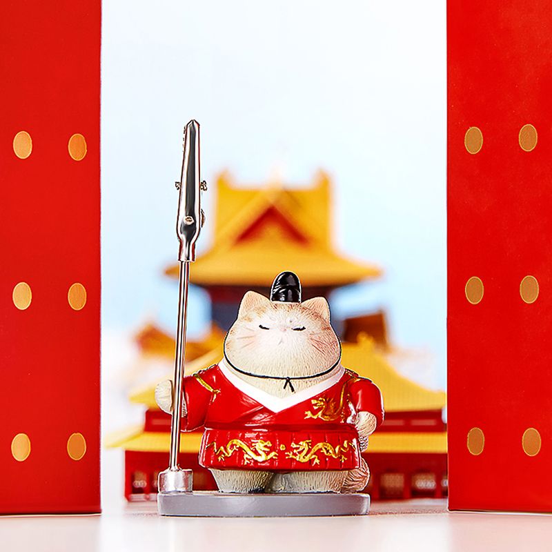 【免運】開立發票 【宮貓侍衛便簽夾】故宮文創卡片夾照片夾創意擺件生日禮物
