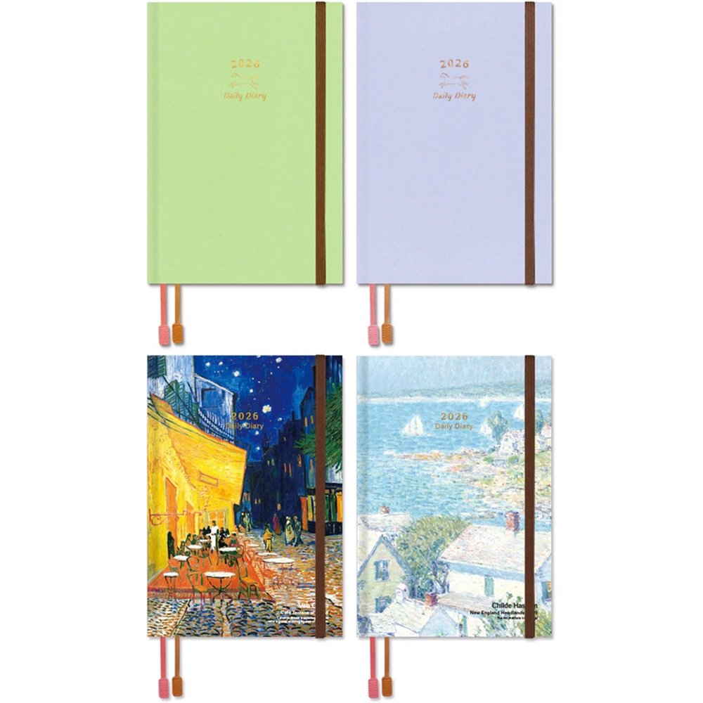 2026年B6精裝日誌(1日1頁)【九乘九購物網】