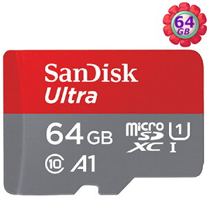 SanDisk 64GB 64G microSDXC【ultra 140MB/s】Ultra microSD micro SD SDXC UHS-I UHS Class 10 C10 手機記憶卡【序號MOM100 現折$100】