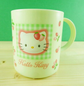 【震撼精品百貨】Hello Kitty 凱蒂貓 杯子 綠草莓 震撼日式精品百貨