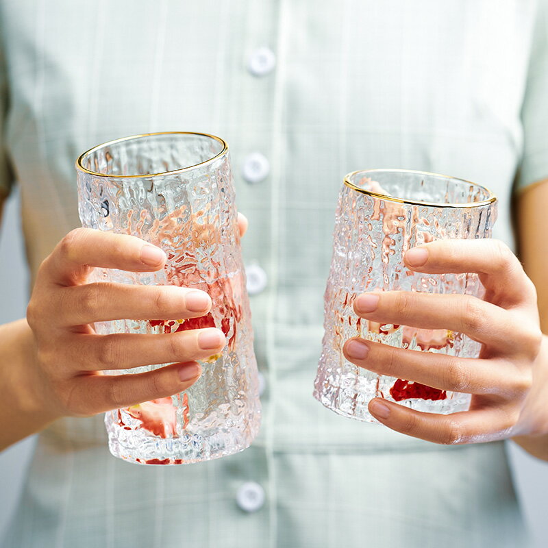 樹紋玻璃杯家用水杯