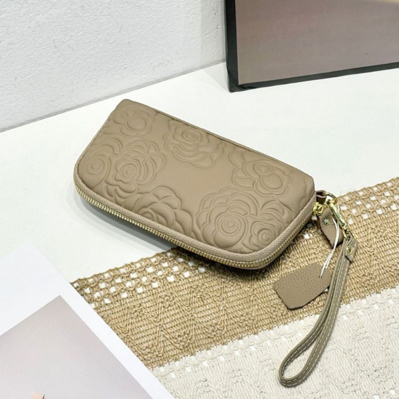 【巴黎精品】現貨+預購 真牛皮零錢包真皮錢包短夾隨身手拿包女包包-牛皮玫瑰花壓紋手拎女包包6色a1gb51