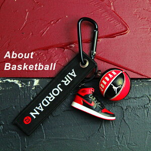 AJ模型鞋汽車鑰匙扣書包背包掛件迷你立體籃球小掛飾男個性創意潮