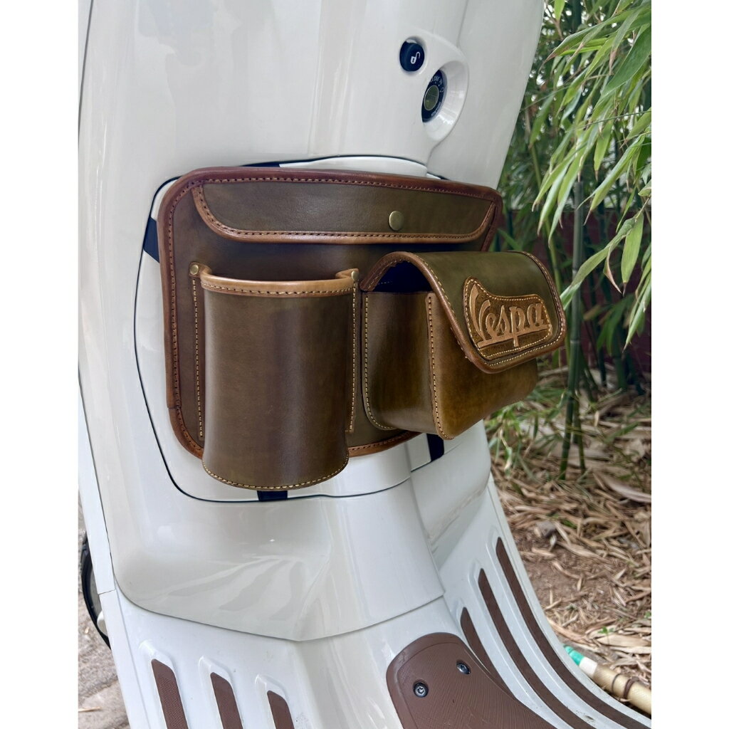 「新款」Vespa偉士牌GTSGTV300LX春天衝刺150前置包置物包手套箱掛包 2