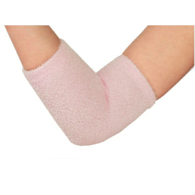 【學興書局】粉色 SPA 嫩膚保溼去角質凝膠護肘 日常護理專用護肘套