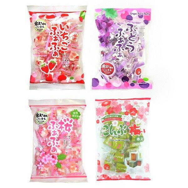 【江戶物語】TSUYAMAYA 津山屋 寒天軟糖 草莓/葡萄/櫻花/昆布梅軟糖 和菓子糕 日式甜點 櫻花季 拜拜零食