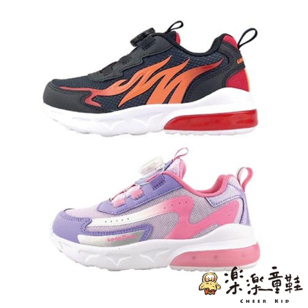 固特異旋轉扣電燈運動鞋-兩色可選 - 運動鞋 固特異 嬰幼鞋 跑步鞋 GOODYEAR 童鞋 大童鞋 女童鞋 固特異童鞋 嬰幼童鞋 慢跑鞋 男童鞋 旋轉扣 女大童 兒童運動鞋 男大童 休閒鞋 輕量運動鞋