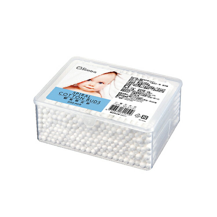 小獅王辛巴 螺旋棉花棒 200入【德芳保健藥妝】