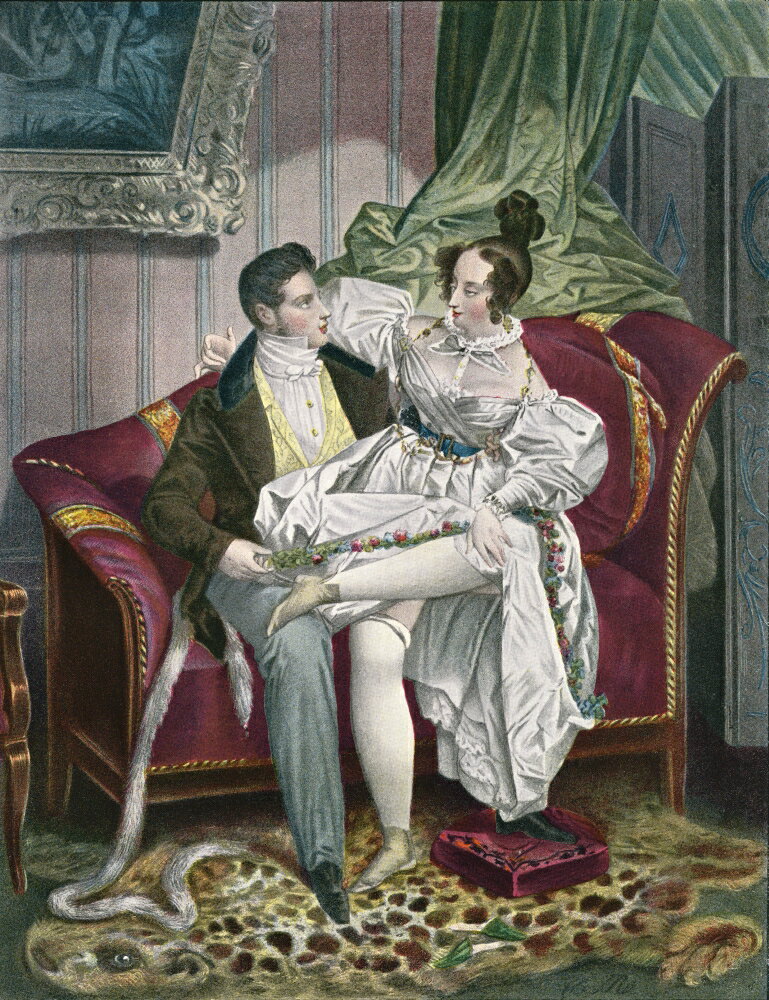 Posterazzi 19th Century Lovers In A Drawing Room From Illustrierte Sittengeschichte Vom 4434