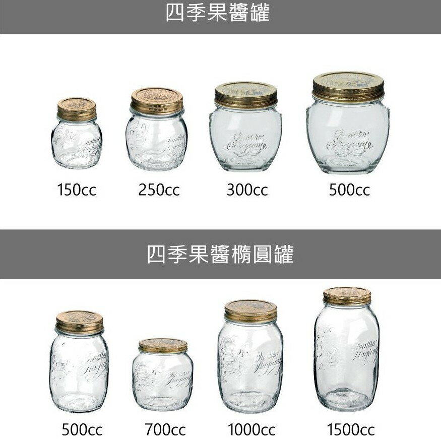 義大利Bormioli Rocco 四季果醬罐 密封罐 共8款 儲物罐 保鮮罐 Drink eat 器皿工坊