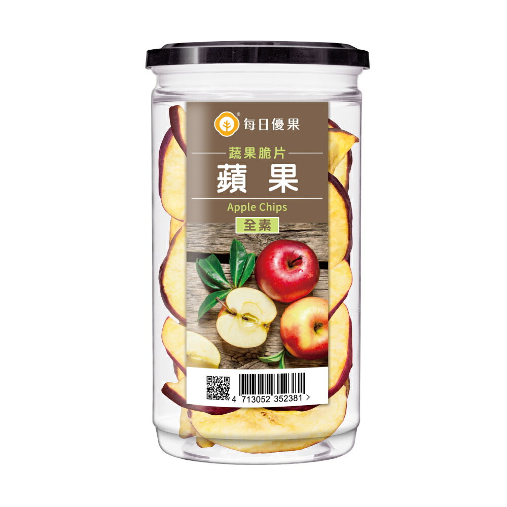 罐裝蘋果脆片120公克【每日優果】