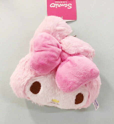 【震撼精品百貨】My Melody 美樂蒂 Sanrio美樂蒂造型拉繩車票套-大頭蝴蝶結#09282 震撼日式精品百貨