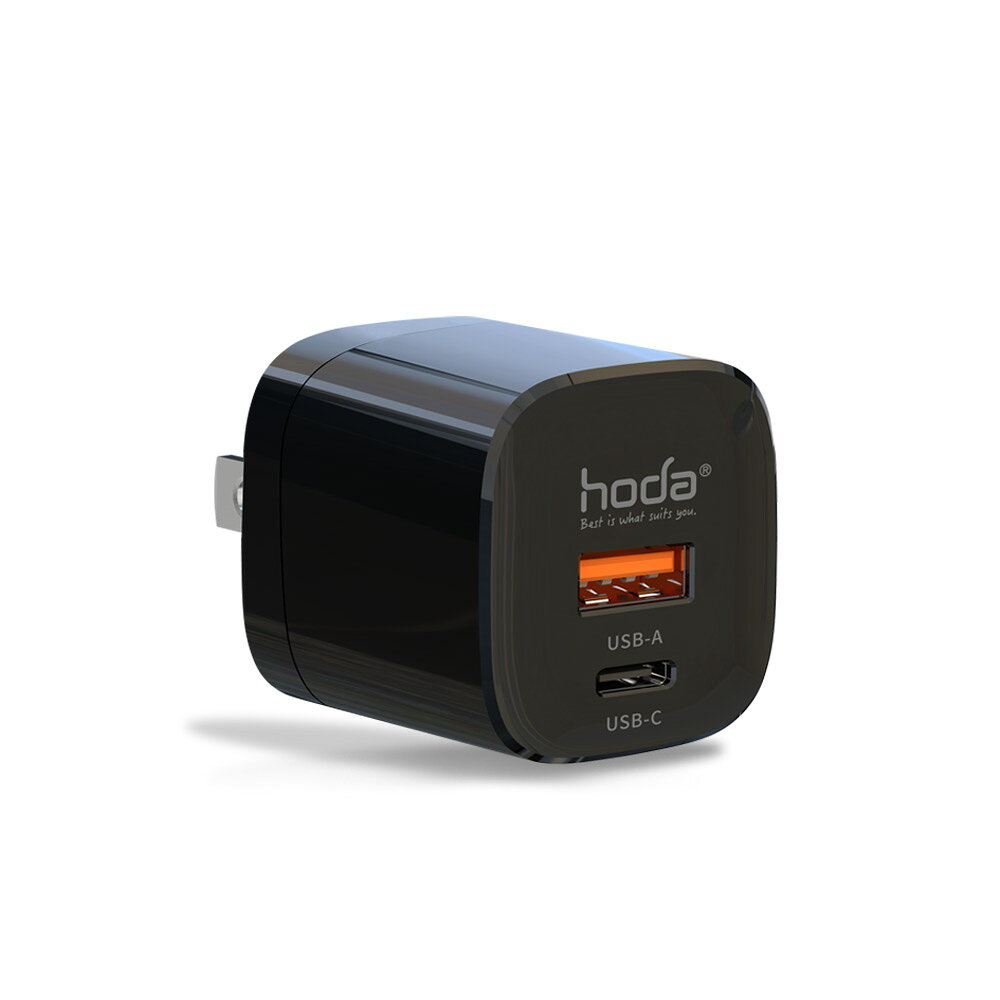 hoda PD 33W GaN氮化鎵 智慧雙孔 極速智能充電器 快速充電器 快充頭 轉接頭 充電轉接器 充電頭 充電器 9