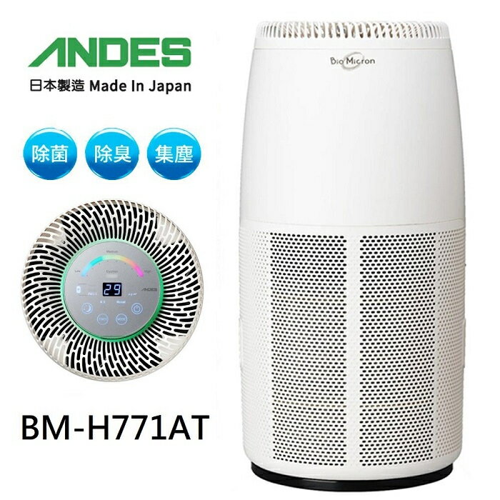 日本原裝製造【日本ANDES】18坪專業級防疫Bio Micron空氣清淨機BM-H771AT 空氣淨化機