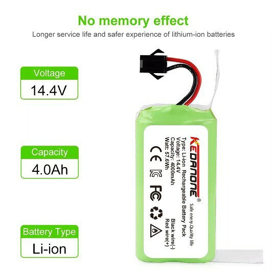 【高容量】鋰電池 掃地機器人用電池 14.4V電池 4S1P 觀音掃 家用清潔電池 承載高效掃地機器人