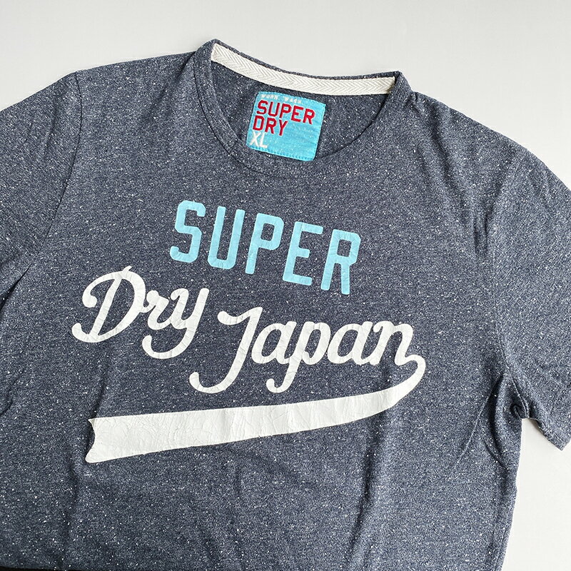 美國百分百【全新真品】極度乾燥 Superdry T恤 上衣 T-shirt 短袖 復古LOGO 短T F693