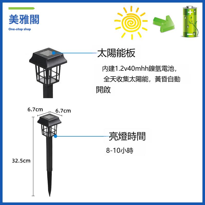 熱銷快發 新太陽能 小房屋燈 戶外防水草坪燈 庭院花園別墅景觀燈myg9111