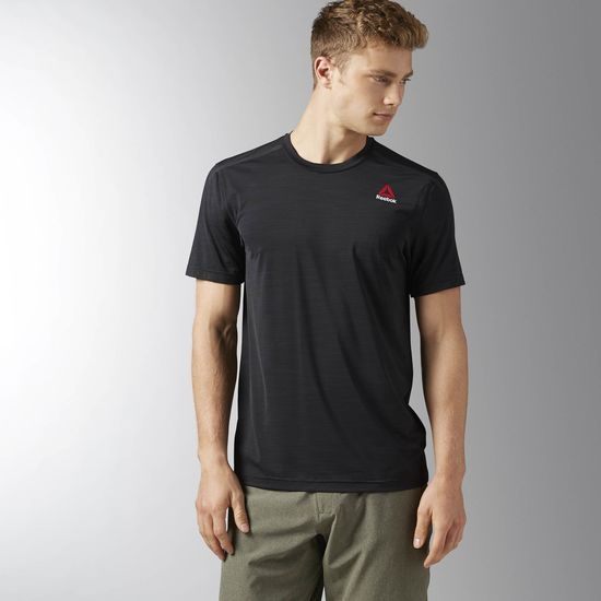 Reebok ACTIVCHILL PERFORMANCE TEE 男裝短袖緊身 舒適透氣 涼爽 黑【運動世界】BK3953