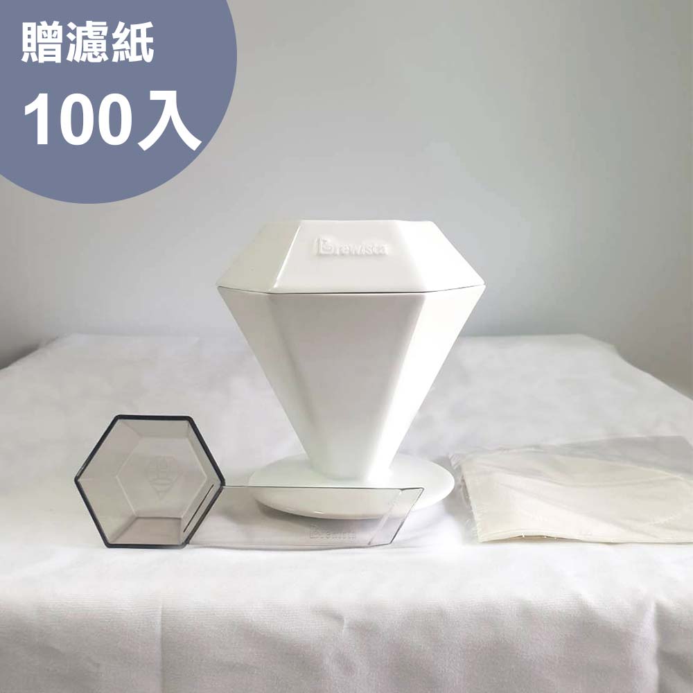 現貨免運《July Coffee》Brewista 鑽石濾杯2-4人(贈濾紙100入)