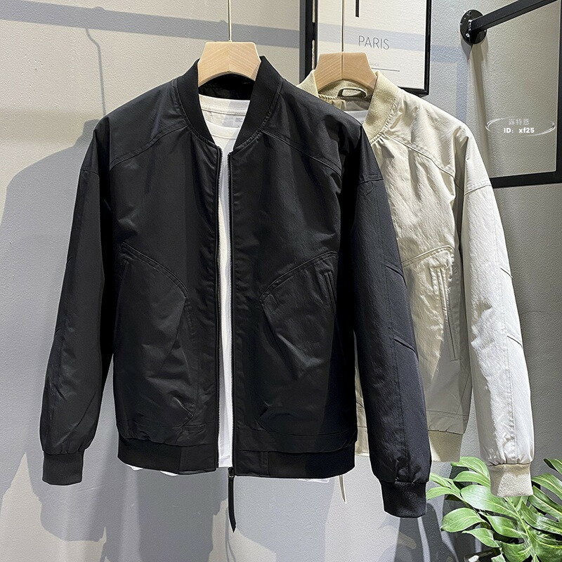 【免運】棒球服 精品男裝 男外套 夾克 新款棒球服男士休閒外套韓版春秋短款上衣潮流男工裝夾克