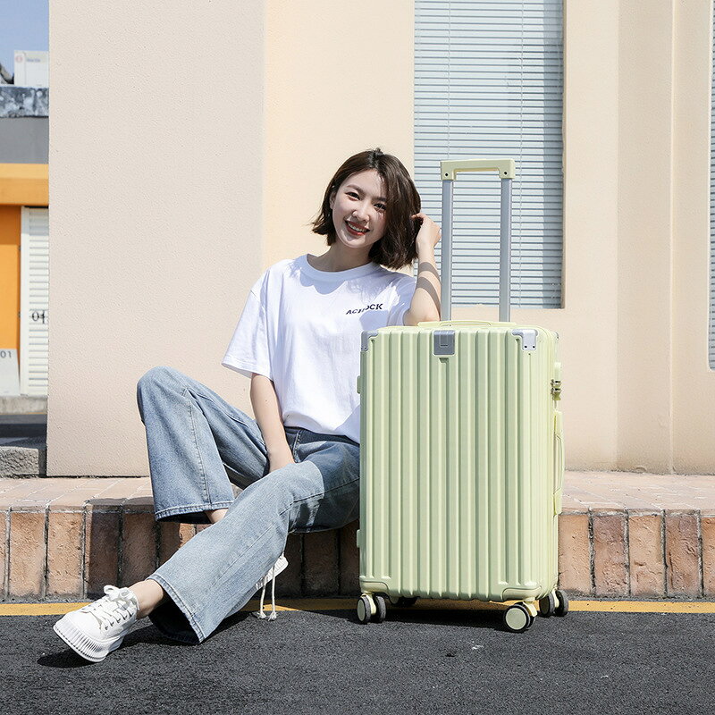 免運 可開發票 行李箱 新款包角行李箱女28寸万向轮拉杆旅行箱26密码皮箱子男耐用【店長推薦】