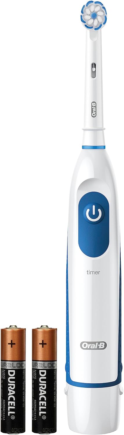 [5美國直購] Oral-B Pro 100 電動牙刷 配 GUMCARE EB60 牙刷頭 AA電池式 Electric Toothbrush