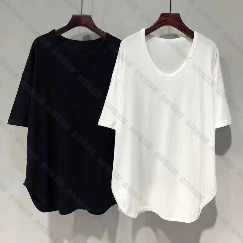 【全球優品匯】孕婦裝 孕婦上衣 夏季新款韓版簡約圓領短袖T恤寬鬆大尺碼開叉不規則打底上衣