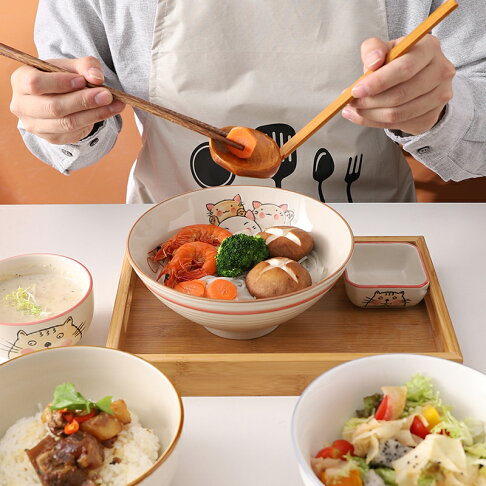 日式陶瓷拉面碗家用大號海碗湯碗單個創意泡面吃面拌面蓋飯斗笠碗 | 協貿國際日用品生活12館 | 樂天市場Rakuten