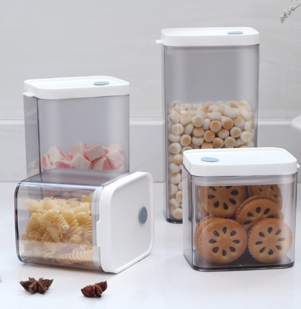 MC123 S 密封罐 食品收纳盒 有排氣口 0.7L (顏色隨機)