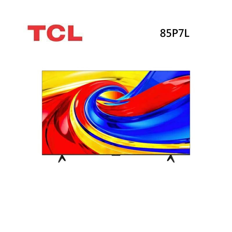 (10%點數回饋)TCL 85P7L 85吋 P7L 高階QLED Google TV 量子智能連網液晶顯示器 可免費場勘